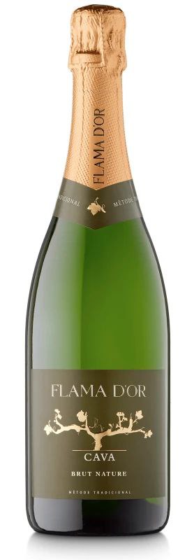 Вино ігристе Flama d’Or Cava Brut Nature сухе біле 11.5% 0.75 л